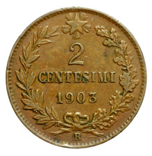 Italia centesimi 1903 usato  Guidonia Montecelio