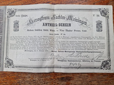 Historischer anteilschein herz gebraucht kaufen  Erdweg