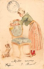 Postcard fantasy representing d'occasion  Expédié en Belgium