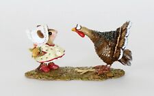 Estatueta Wee Forest Folk COB GOBBLER Girl Mouse & Turkey M-558 Corn Cob 2015 WFF comprar usado  Enviando para Brazil