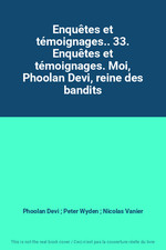 Enquetes temoignages.. 33. d'occasion  France