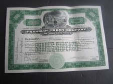 1929 franklin trust for sale  Half Moon Bay