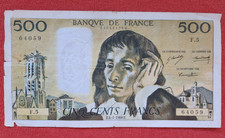 Billet 500 francs d'occasion  Bourg-en-Bresse