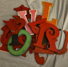 Letras de madeira inacabadas - letras de parede comprar usado  Enviando para Brazil