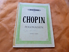 Chopin polonaisen noten gebraucht kaufen  Elztal