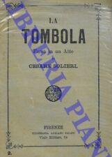 Solieri cesare tombola. usato  Italia