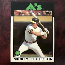 1986 Topps TIFFANY Conjunto MICKEY TETTLETON NOVATO #457 A'S ** PERFEITO ESTADO ** ALTO GRAU * comprar usado  Enviando para Brazil