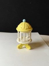 Vintage Smooshees Klatka dla ptaków Biała Żółta Fisher-Price Rzadka 1987-89 na sprzedaż  Wysyłka do Poland