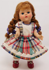 Boneca xadrez vintage 1953 Vogue amarrada GINNY #28 MARGIE tranças ruivas olho azul comprar usado  Enviando para Brazil
