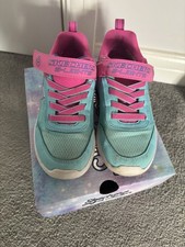 Skechers girls lights for sale  HAILSHAM