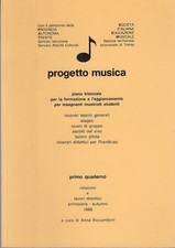 Progetto musica piano usato  Italia