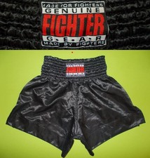 Shorts GENUÍNO EQUIPAMENTO DE LUTA (M) MUAY THAI PERFEITO!!! Boxe tailandês preto comprar usado  Enviando para Brazil