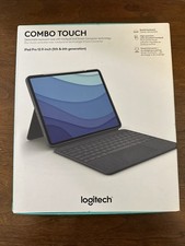 Capa Teclado Logitech Combo Touch para 12,9" Apple iPad Pro 5ª Geração Oxford Cinza comprar usado  Enviando para Brazil