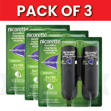 3X Nicorette Quickmist Duo, 2 x 150 sprays FRETE GRÁTIS comprar usado  Enviando para Brazil