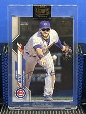 Topps Series One 2020 David Bote Chicago Cubs automático 55/99 2022 firma de archivos segunda mano  Embacar hacia Argentina