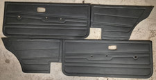 VW GOLF MK1 GTi HATCHBACK 3 DOOR BLACK FRONT & REAR DOOR CARDS TRIMS COVERS SET comprar usado  Enviando para Brazil