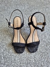 Black sandals women for sale  ROTHERHAM