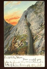 Suíça- Pilatus Bahn-trem no lado da montanha comprar usado  Enviando para Brazil