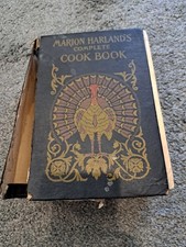 Marion Harland's Complete Cookbook 1903 Bobbs-Merrill Antique Old Fashioned comprar usado  Enviando para Brazil
