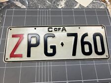 Placa de matrícula vintage governo da Austrália em perfeito estado nos carro van rego, usado comprar usado  Enviando para Brazil