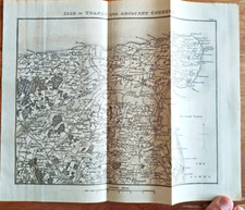 1829 antique map for sale  STAFFORD