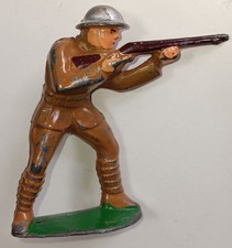 Usado, AMERICAN METAL Co. #AM29 RARO Dimestore Brinquedo de Chumbo Soldado FIRRO EM PÉ comprar usado  Enviando para Brazil