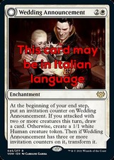 Mtg wedding announcement usato  Bari