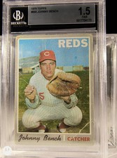 1970 Topps #660 Johnny Bench, BVG 1.5 comprar usado  Enviando para Brazil