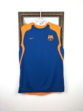 Colete Masculino Vintage Nike FC Barcelona Camisa de Futebol Trem Maglia Tamanho G comprar usado  Enviando para Brazil