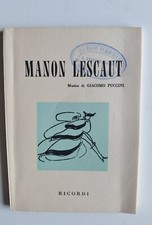 Manon lescaut musica usato  Venezia
