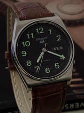 Seiko automatic black for sale  GLASGOW