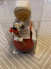 Boneca de madeira fantasia artista JH vintage norueguesa feita à mão 4,5 pol./12 cm comprar usado  Enviando para Brazil