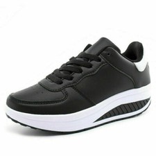 Usado, Tênis esportivo feminino AU plataforma macia MBT shape ups tonificação fitness caminhada comprar usado  Enviando para Brazil