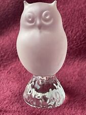 Glass owl vintage for sale  TONBRIDGE