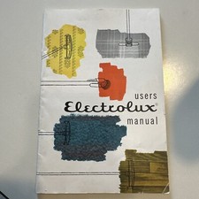 VINTAGE 1957 ELECTROLUX ASPIRADOR DE PÓ E PURIFICADOR DE AR MANUAL DO USUÁRIO MODELO F comprar usado  Enviando para Brazil