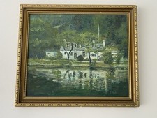 Vintage framed oil for sale  LONDON