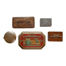 Lotto scatole vintage usato  Roma