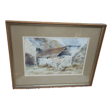 Vintage watercolour painting for sale  TELFORD