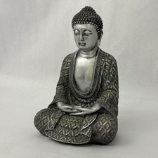 Silver resin buddha for sale  Mcminnville