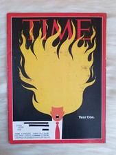 TIME MAGAZINE JANUARY 2018 TRUMP YEAR ONE TRUMP & THE GOP OPRAH WINFREY GLOBES comprar usado  Enviando para Brazil