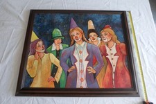 Peinture tableau clown d'occasion  Metz-