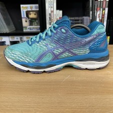Tênis de corrida Asics Shoes feminino tamanho 8 gel Nimbus 18 feminino azul gel-nimbus comprar usado  Enviando para Brazil