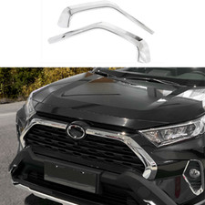 Capa tira grade grade grade central frontal cromada cromada para Toyota RAV4 2019-2025 comprar usado  Enviando para Brazil