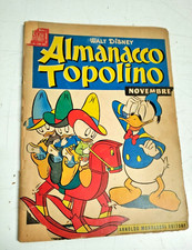 Almanacco topolino novembre usato  Torino