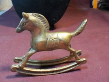 LATÃO VINTAGE? CAVALO DE BALANÇO SEM MARCA, usado comprar usado  Enviando para Brazil