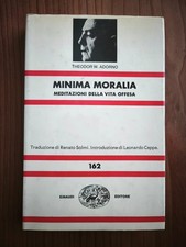 Theodor adorno minima usato  Roma