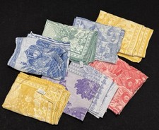 LOTE DE 8 Toalhas de Mão Vintage Primrose Bordier Le Jacquard Francais Cozinha Chá comprar usado  Enviando para Brazil