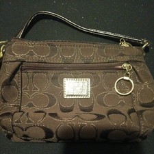 Coach wristlet brown for sale  Newark Valley