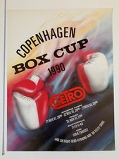 Usado, Copenhagen Box Cup 1990 Denmark Vintage poster boxing comprar usado  Enviando para Brazil