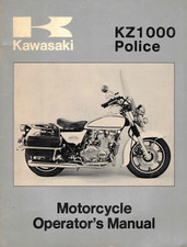 Manual do proprietário/operador original do fabricante Kawasaki 1978 KZ1000 polícia comprar usado  Enviando para Brazil